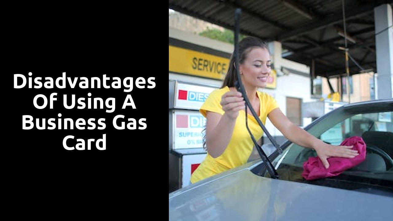 Disadvantages of Using a Business Gas Card