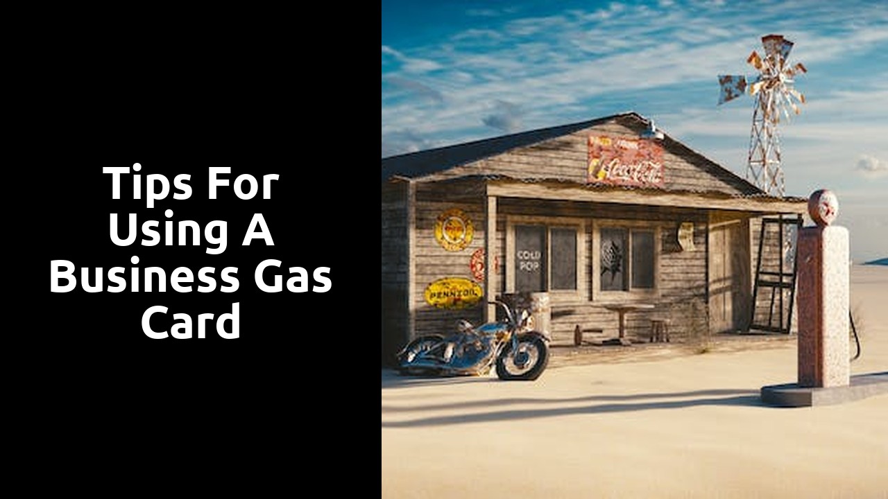 Tips for Using a Business Gas Card