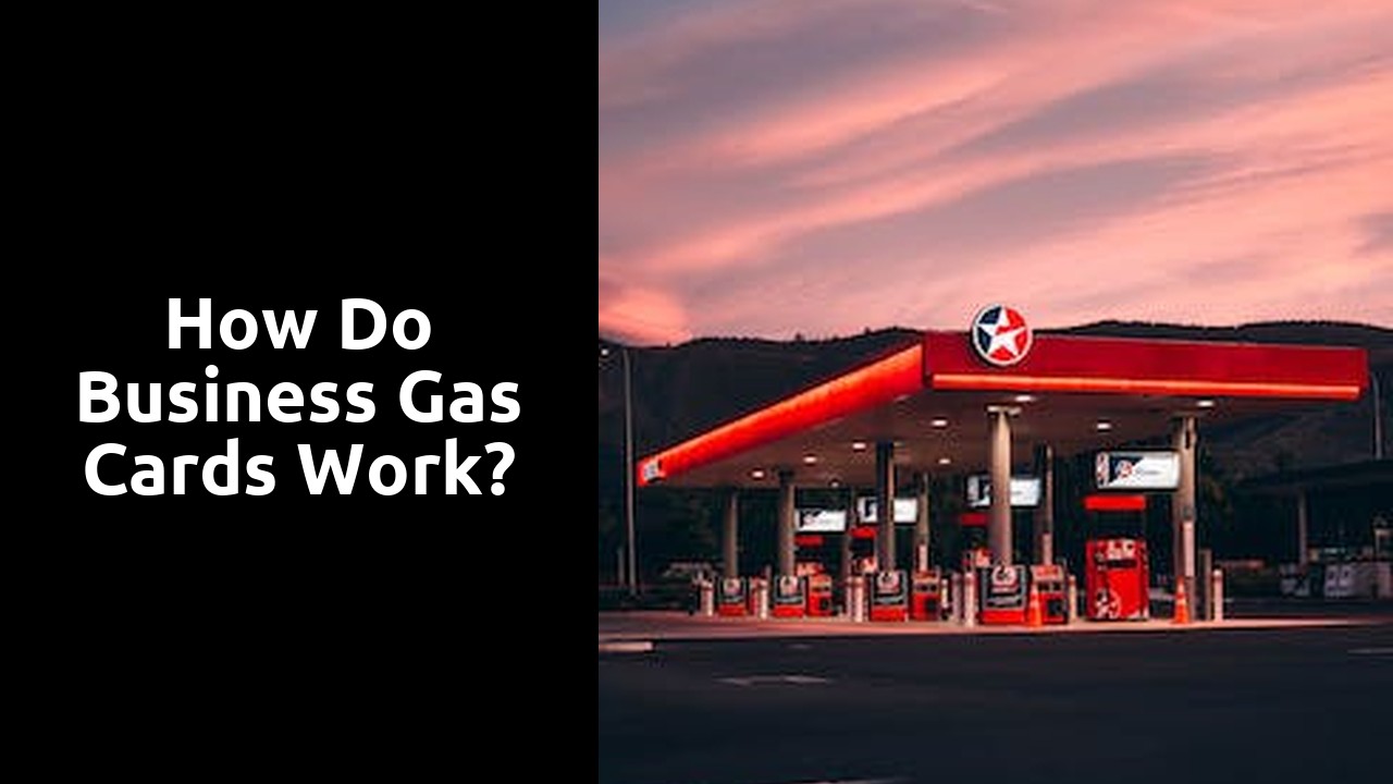 How do business gas cards work?