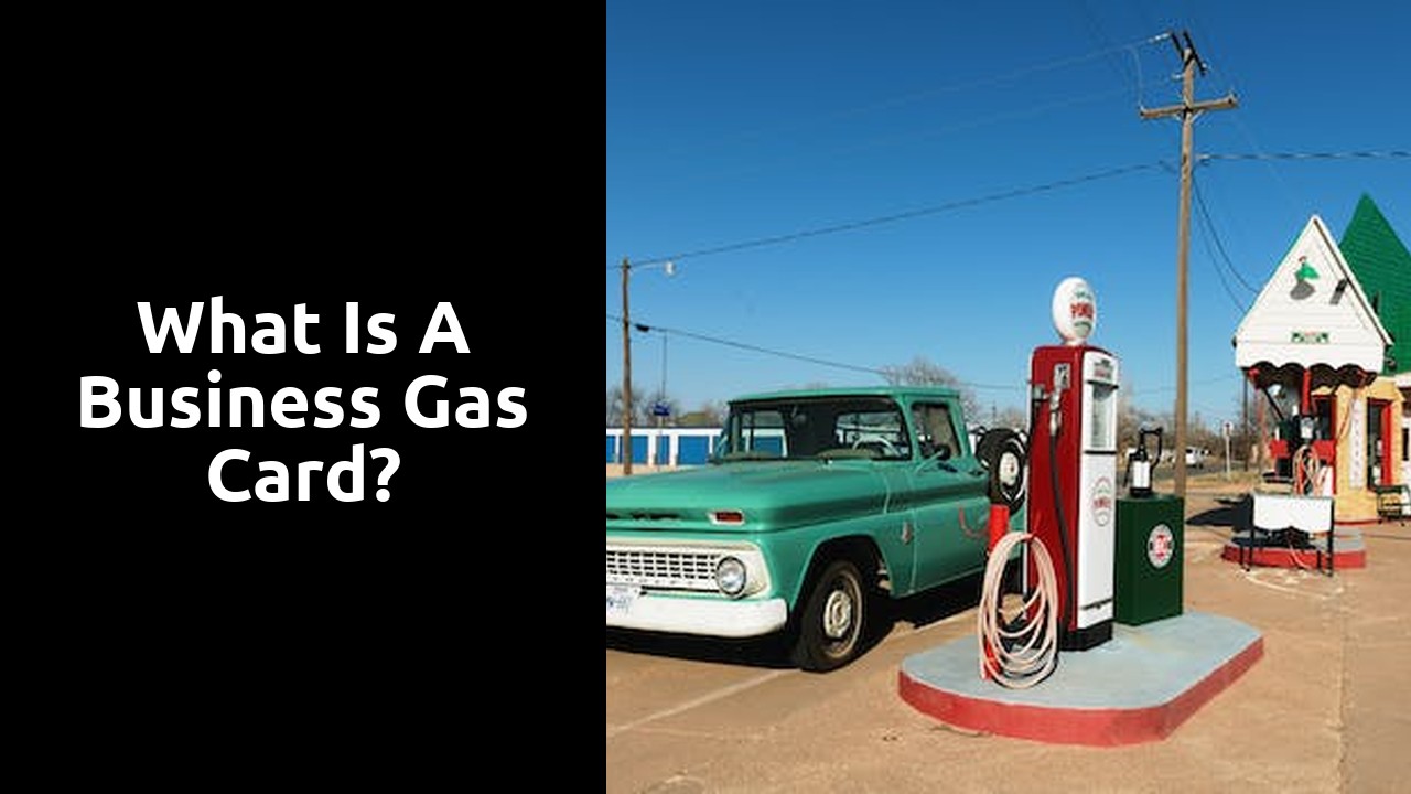 What is a business gas card?